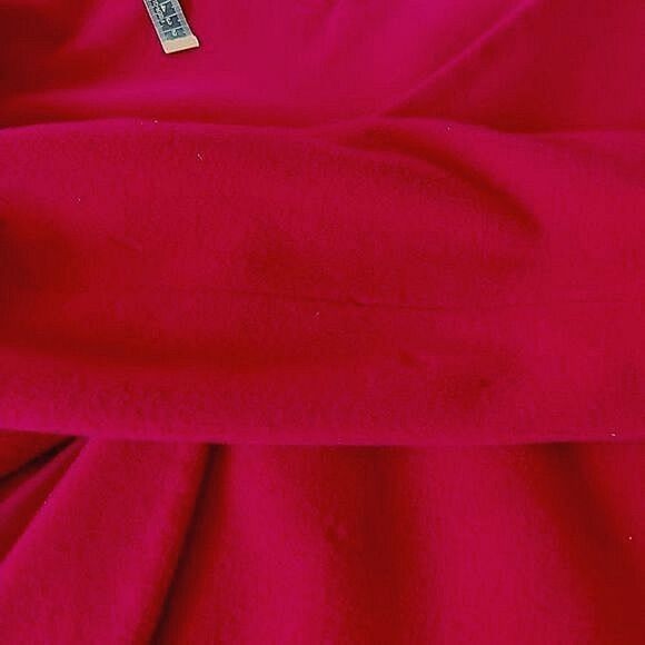 Vtg red wool cashmere blend single breasted blazer coat - Picture 13 of 14